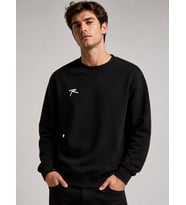 RARU Siyah Erkek Spor Sweatshirt - Frux