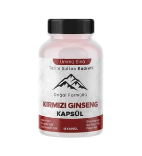 Ümmü Sina Kırmızı Ginseng Kapsül 15li - 1 Kutu