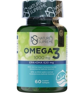  Natures Supreme Omega 3 1000 Mg 60 Kapsül