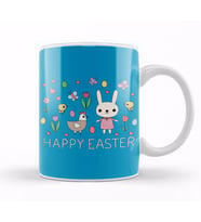 Happy Easter 01 Kupa Bardak Porselen