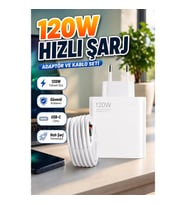 120W USB-C Hızlı Şarj Adaptörü ve Kablo Seti