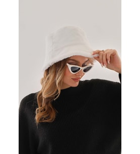 Peluş Bucket Kova Şapka