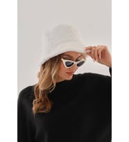 Peluş Bucket Kova Şapka