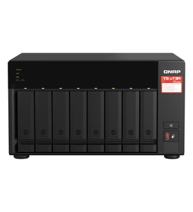 QNAP TS-873A (8x24TB Desteği) RAID(0-1-5-6-10-50-60) NAS Depolama Ünitesi (Siyah)