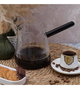 Arow Borosilikat Cam Cezve - 1000 ML - PM-2714-S