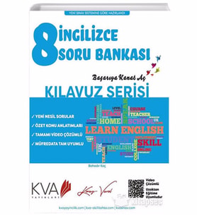 KVA 8.SINIF İNGİLİZCE SORU BANKASI KILAVUZ SERİSİ