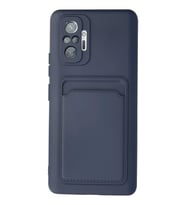 Newface Xiaomi Redmi Note 10 Pro Kılıf Kelvin Kartvizitli Silikon - Lacivert