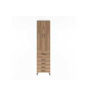 Hyperion Dolap 4 Raflı 5 Çekmeceli 2 Kapaklı 60x44x243 Aytaşı-Çam