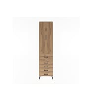 Hyperion Dolap 4 Raflı 5 Çekmeceli 2 Kapaklı 60x44x243 Aytaşı-Çam