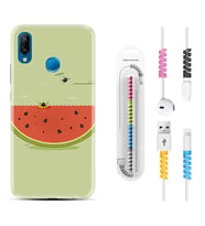 Huawei P20 Lite Mate 10 20 Lite Pro P40 Lite KılıfKablo Koruma Spiral Silikon Woohoo 1373