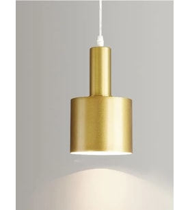 Dylight Retro Metal Gold Dekoratif Rustik Kafe Mutfak Sarkıt Avize çap 20 cm