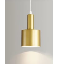 Dylight Retro Metal Gold Dekoratif Rustik Kafe Mutfak Sarkıt Avize çap 20 cm