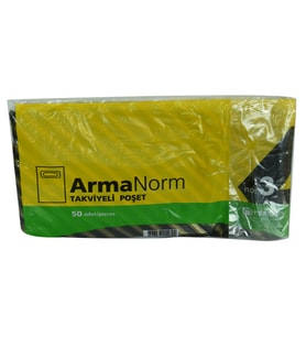 LokmanAVM ArmaNorm Takviyeli Çanta Poşet Karma Desen Renk 42X32 50 Adet No:3