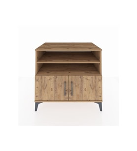 Kronos Şifonyer 3 Raflı 2 Kapaklı 88x59x80 Çam-Çam