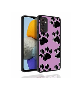 Samsung Galaxy M23 Uyumlu Kılıf Desenli Kamera Korumalı Parlak Zore Nora Kapak (Model 3)