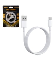 Weko WK-29908 Beyaz 1 Metre Usb To Type-C Şarj - Data Aktarım Kablosu