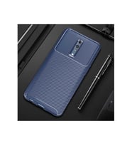Oppo Reno Z Uyumlu Kılıf Zore Negro Silikon Kapak (Lacivert)