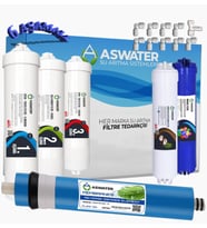 Kapalı Kasa 12 Inç Su Arıtma Cihazı Filtresi 6 Aşamalı Inline Filtre Seti