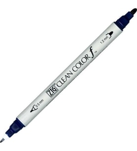 Zig Clean Color f Çift Uçlu Kalem 035 Deep Blue 