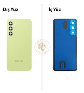 Samsung A54 Açık Yeşil Arka Pil Kapağı Batarya Kapağı Lazer Kesim Back Cover