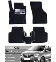 Renault Symbol 3 (2013-2020) Uyumlu EVA Paspas Tam Set–Araca Özel,Su Geçirmez,Hızlı ve Kolay Montaj