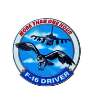 F-16 Figting Falcon F-16 Driver More than One Hour PEÇ - Arma - TPU Patch