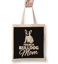 French Bulldog Mom Bez Çanta Uzun Saplı
