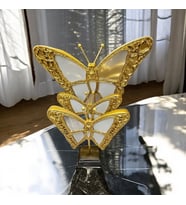 3'LÜ AYNALI KELEBEK AYAKLI (Gold)