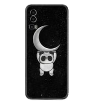 General Mobile Gm 23 Kılıf Resimli Desenli Silikon Platinium Series Panda Moon 1811