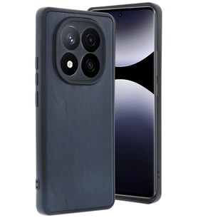 Redmi Note 14 Pro 4G Şık ve İnce Pu Deri Nexa Premium Kapak (Lacivert)