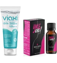 Viaxi Su Bazlı Glide Jel Sade 200 Ml + Yeson Magic Drops For Women 15 Ml