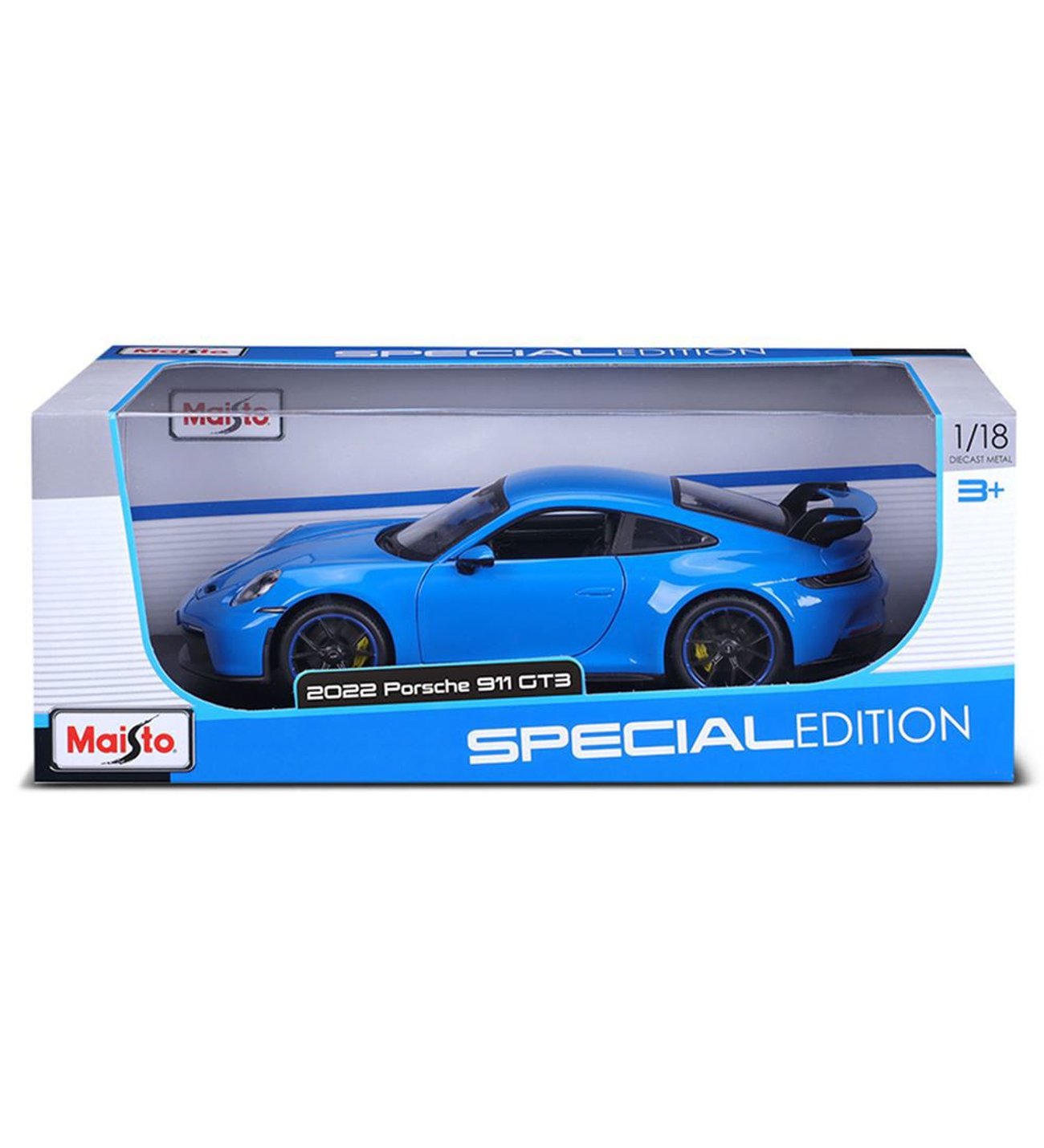 Porsche 911 GT3 Model Araba 1/18 - Mavi