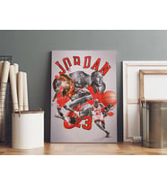 Michael Jordan Kanvas Tablo 40x55cm NBA Poster