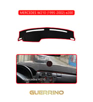 MERCEDES W210 1995-2002 e200TORPİDO KORUMA HALISI KIRMIZI KENAR