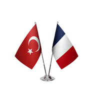 Fransa İkili Masa Bayrağı