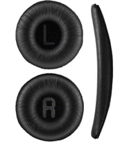jbl kulaklik pedi jbl 450bt 460 500bt 510bt tune 600 t250 jr 300 jbl ile uyumlu kulaklık süngeri jbl kulaklik yastıgı (Siyah Sünger + Siyah Kafa Bandı)