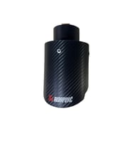 🏎️ Akrapovič 100 mm Tekli Egzoz Ucu  Sportif Ses & Paslanmaz Çelik (Standart)