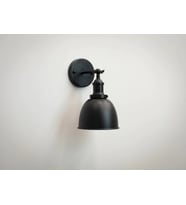 RİOLİGHT RETRO,RUSTİK,VİNTAGE SİYAH MAFSALLI HAREKETLİ BAŞLIK 1XE27 DUYLU METAL DUVAR APLİK