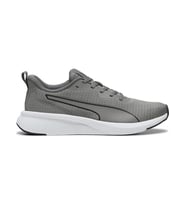 Puma FLYER LİTE 378774-10 Kadın Erkek Günlük Sneakers (Gri-Beyaz)
