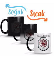 Game of Thrones Casa Targaryen Sihirli Kupa Bardak Porselen