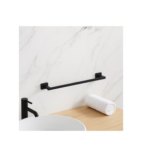 Atena Havluluk Uzun 45 cm Mat Siyah