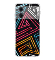 PrintiFy Xiaomi Redmi Note 11R Uyumlu Kamera Korumalı Eskitme Tasarımlı Şeffaf Kılıf