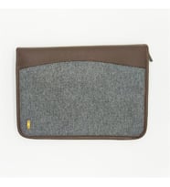 Bback Organizer 25x34.5 Kahve Kumaş Deri Kulpsuz El Portföyü 808