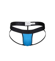 Erkek Lacivert Polyamid Destekli Fantezi String Tanga 1219 (Sax)
