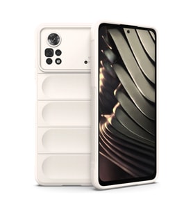 Xiaomi Poco X4 Pro 5g Kılıf Optimum Silikon - Krem