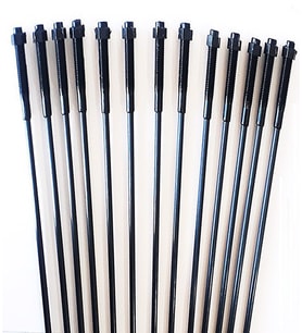 Minelli Castellari Paterlini Tipi  Plastik Pasolu Karbon Fiber Çubuk 8 ADET