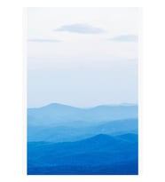Blue Ridge Dağları Tablo Ahşap Poster Dekoratif