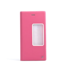 Huawei P9 Kılıf Dolce Kapaklı Kılıf (Pembe)