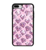 iPhone 8 Plus Diamond Tasarımlı Glossy Telefon Kılıfı