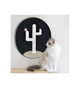 Desenli Kedi Tırmalama Tahtası – Yapışkanlı, Duvar / Kapı / Mobilya Uyumlu, Dayanıklı Karton